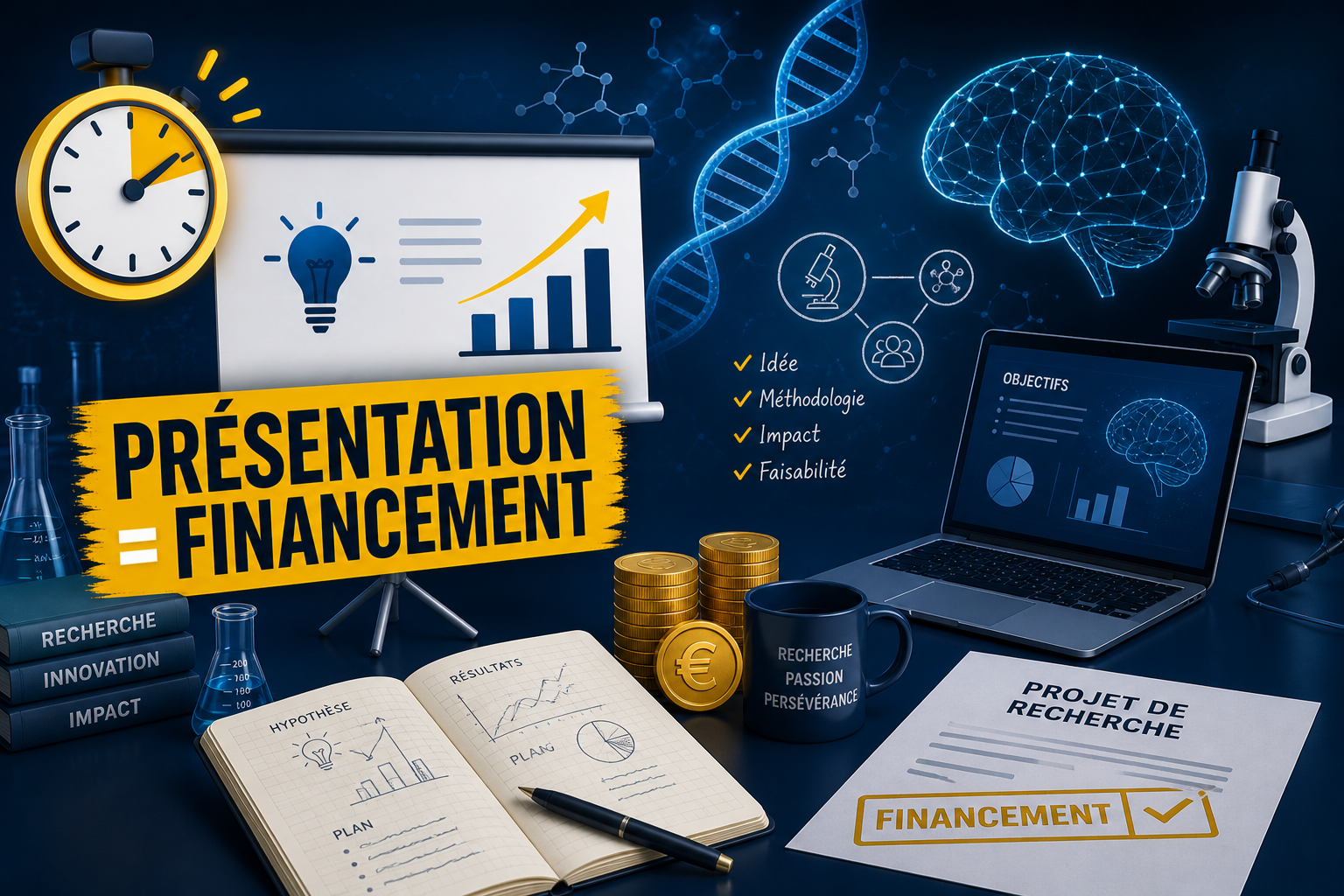 Comment réussir sa présentation et gagner un financement pour sa recherche